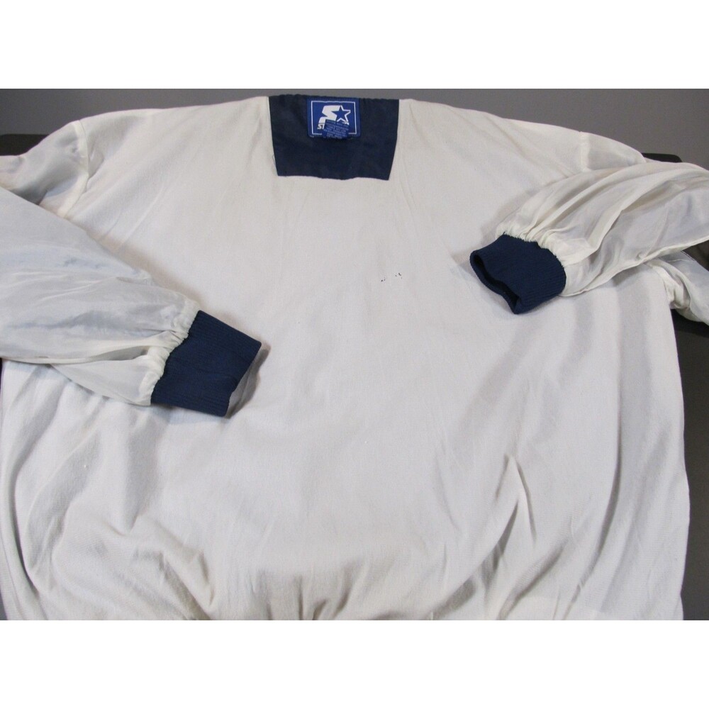 Starter UConn Huskies Pullover Blue XL Vintage 90s Y2K Korea Made Preowned Read - Picture 10 of 16